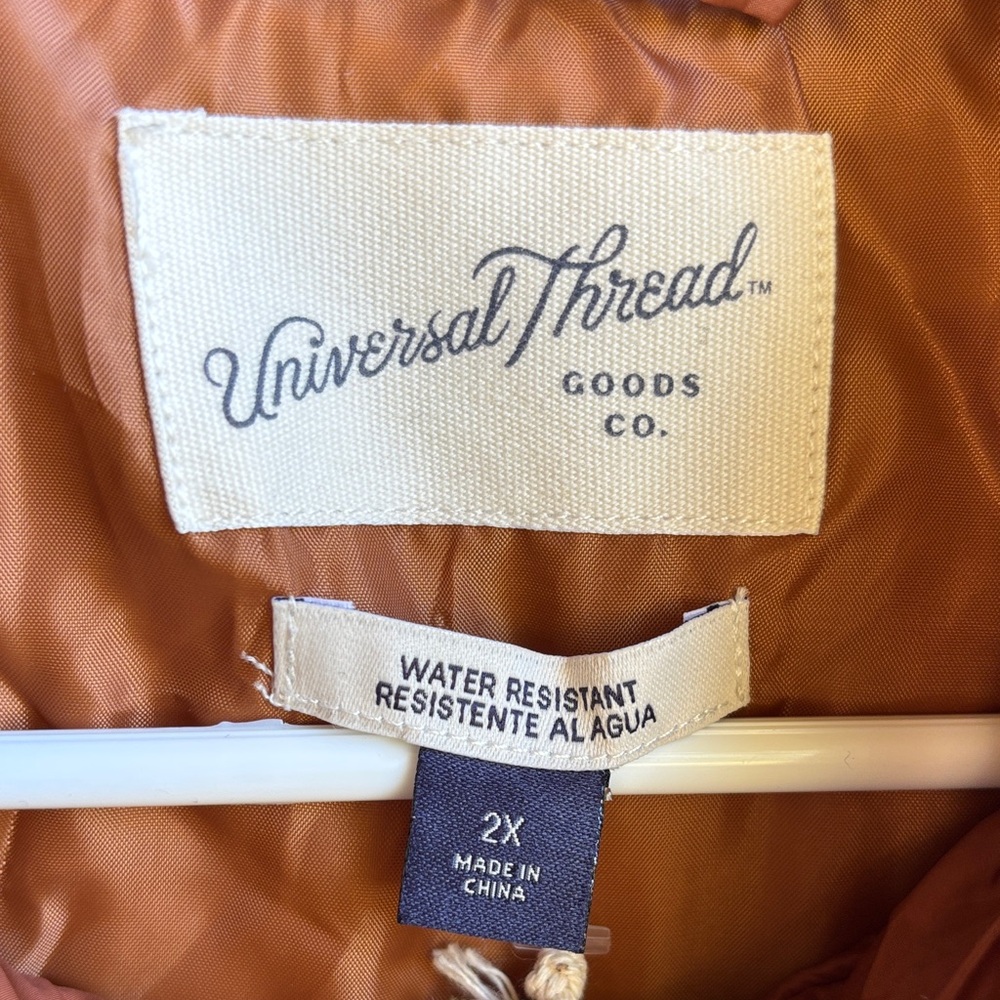Universal Thread Rust Puffer Jacket - Picture 2 of 16